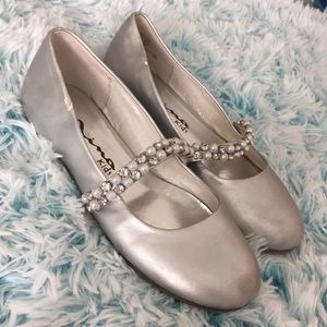 Nina kids silver shoes
